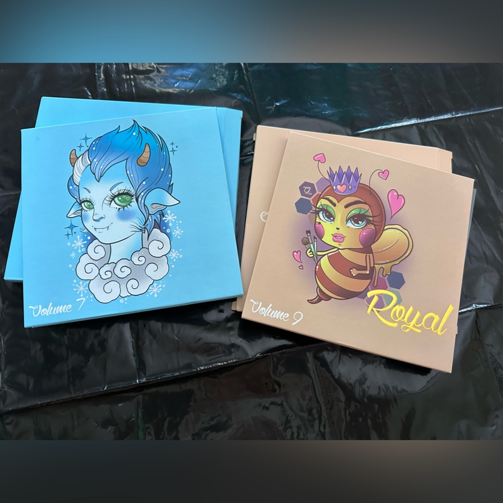 Spoiled Lips Cosmetics Volume 7 & Volume 9 Palettes.